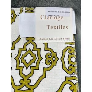 Claridge Textiles Papel Chino Fabric Sample Lot 5 Shannon Lee Moroccan Medallion